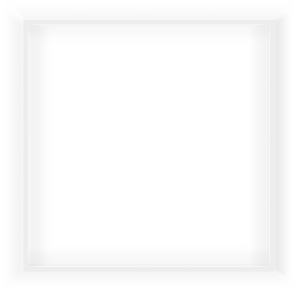 Rectangular White Frame